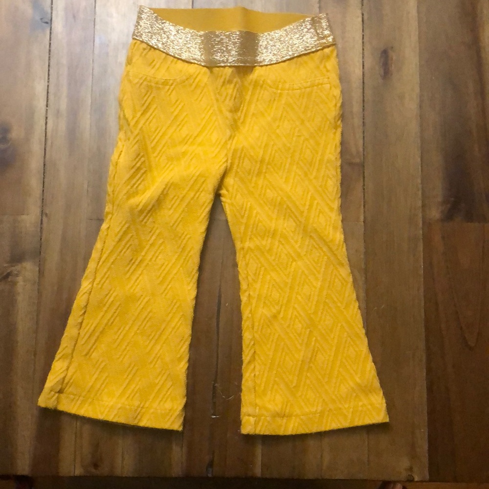 Boho Retro Baby Girls Flare Bell Bottom Pants